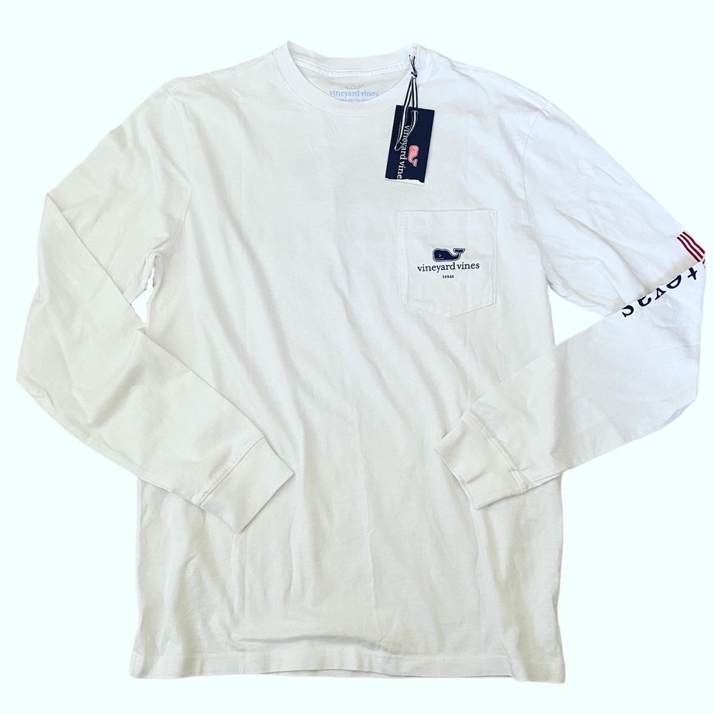 (𝗡𝗪𝗧) Vineyard Vines Texas Longsleeve T-Shirt